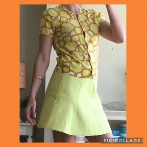 J. Crew Yellow Skirt